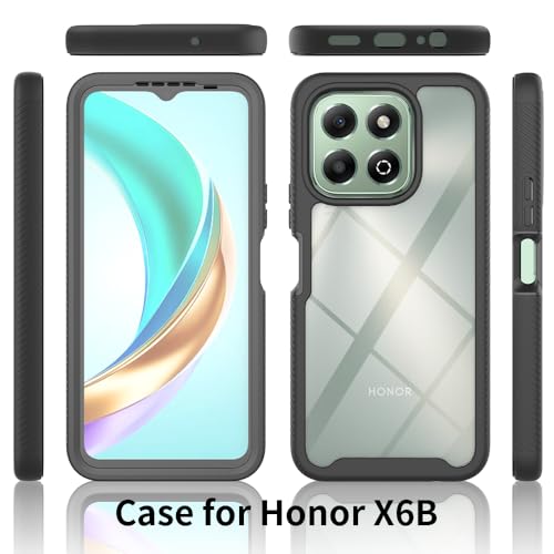 XINNI Case for Honor X6b, 360 Degree Shockproof Protective All-Round Protection with Built-in Screen Protector, Robust Bumper Outdoor Cover, Light Purple