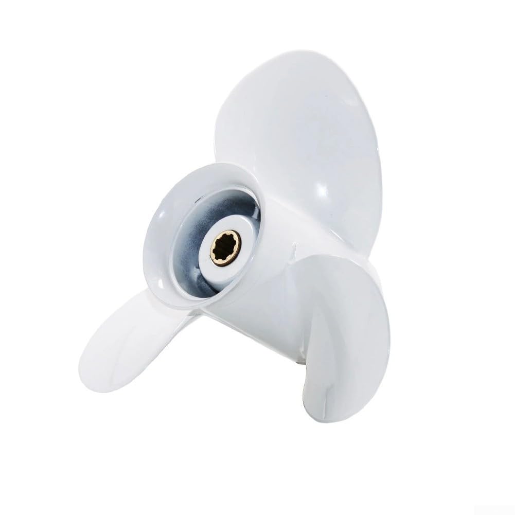 Elica del motore della barca della lega di alluminio 9-1/4 x 9 pollici 8 denti per 9.9HP 15HP 20HP per motori fuoribordo rotazione destra