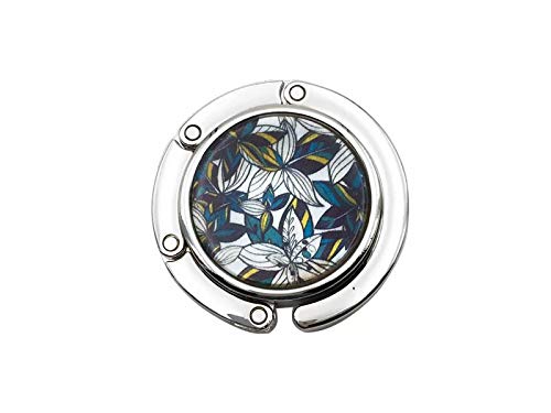 Nacre Papillon Sac à main de table repliable Caddy support de sac à main Crochet de cintre