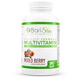 BariSlim Complete Chewable Bariatric Multivitamin Tablets - 45 mg of Iron - Bariatric Vitamin and Su