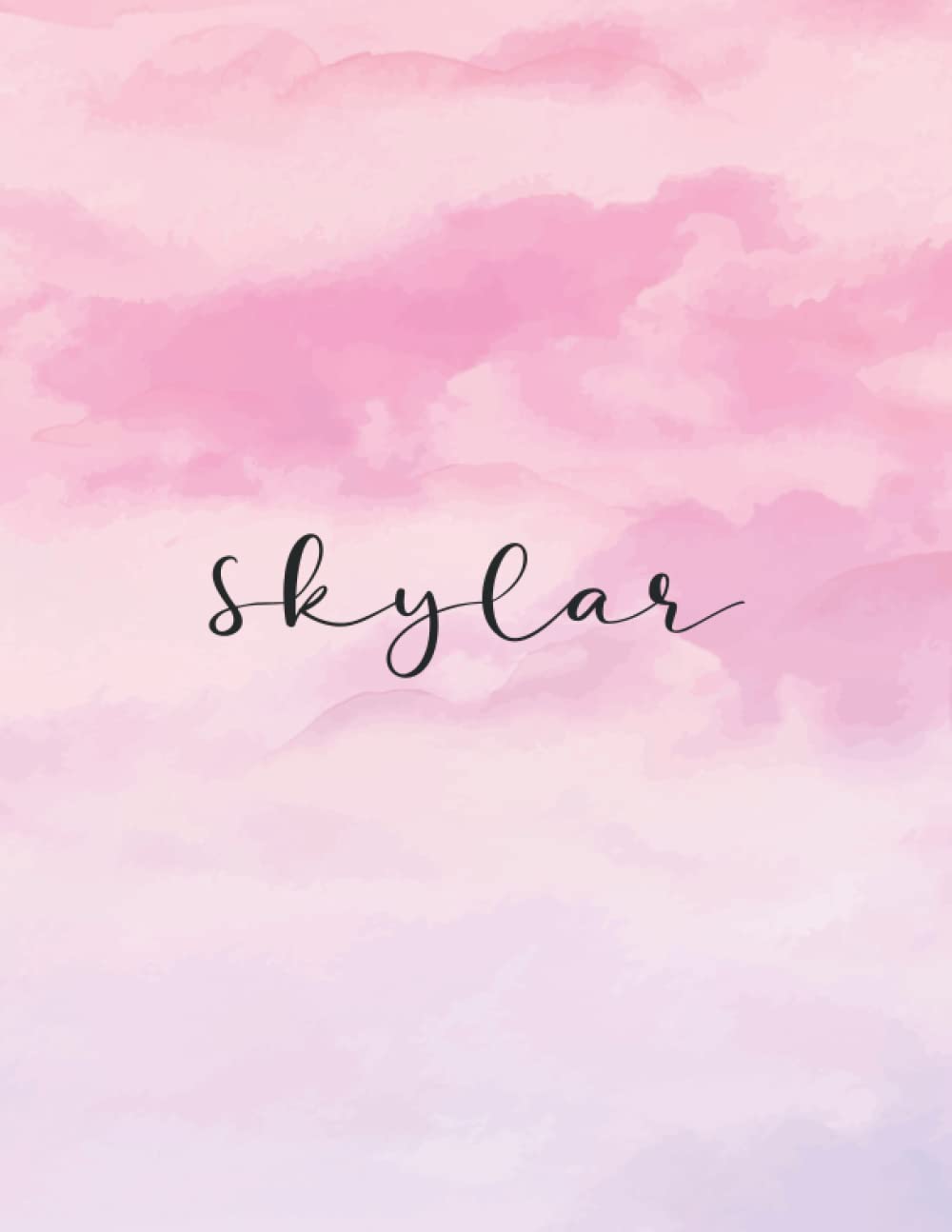 Skylar: Journal Notebook Gray for Writing and Drawing, Blank | Calligraphy Dot Grid Journals | 8.5 x 11 inch - V.56