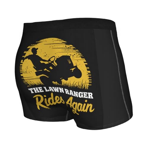 Funny Gardening Gift Retro Lawn Mower Boxer Brief for Men, Ultra Soft, Breathable Underwear2