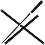 City of Delusions Japanischer Anime-Ninja Uchiha Sasuke Samurai-Schwert Cosplay Holzschwert schwarz und weiß Zwei Farben, Verschiedene Anlässe Cosplay Bühnen-Performance-Sammlung Ornamente