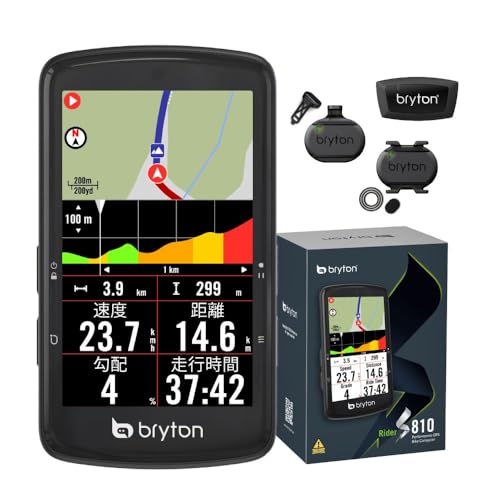 Bryton Rider S810 センサーセット サイクルコンピューター Amazon.co.jp: ブライトン Bryton Rider S810 (スピード、ケイデンス