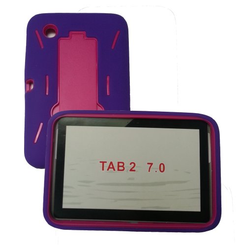 [Thunder Wireless]TM Heavy Duty rugged impact Hybrid Case with Kickstand For Samsung Galaxy Tab 2 (7.0 Inch) tablet