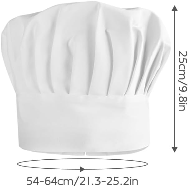Halloween Chef Hat, Adult Chef Hats Adjustable Cooking Baker Cap Unisex Kitchen Cap for Cooking Baking Cake Bread - Image 3