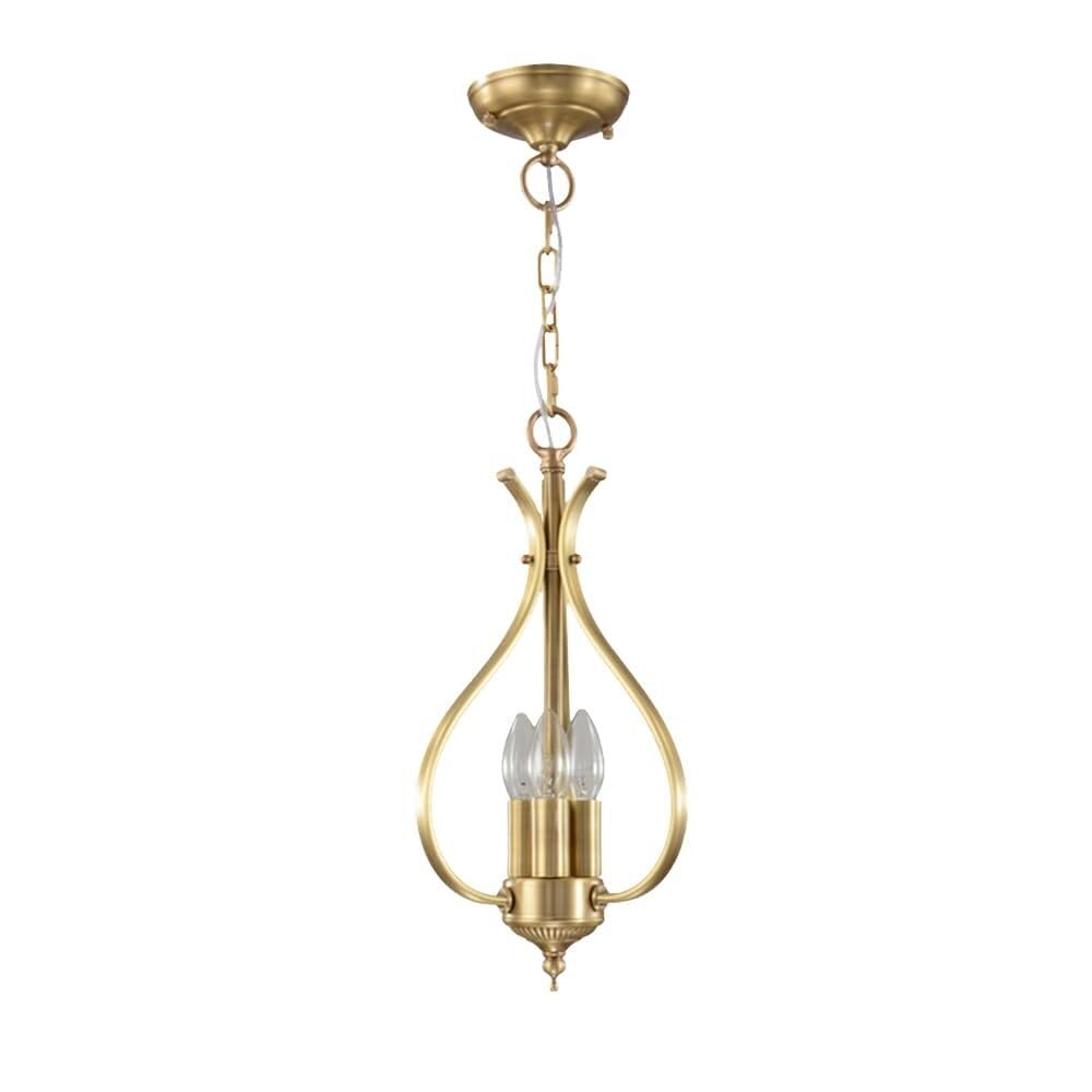 FZQSXAZU Pendant Light Ceiling Shade Vintage Chandelier Farmhouse Lamp for Dining Room Foyer Living Kitchen Island Bedroom Industrial Brass Hanging Lamps - Socket(A)