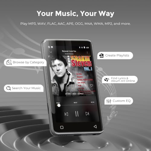 Image of innioasis G1 80GB MP3 Player with Bluetooth and WiFi, Spotify Music Player