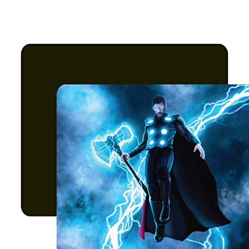 woopme® Superhero Printed Theme Thor Mouse Pad Compatible for Boys Girls Kids Mouse Pads Laptop PC Computer Desktop Smooth Gaming L x H 24 x 20 CMS - Image 4