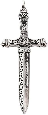 Bikerringshop Sterling Silver Warrior Sword Pendant