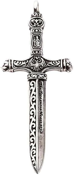 Bikerringshop Sterling Silver Warrior Sword Pendant