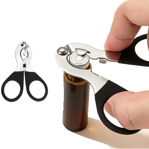 2026vial decapper, 2.0acero inoxidable vial opener,medicine bottle opener for seniors，nurses,Suitable for 0.8in and 0.4in,Convenient Oral solution abridores de Bottle opener.-1