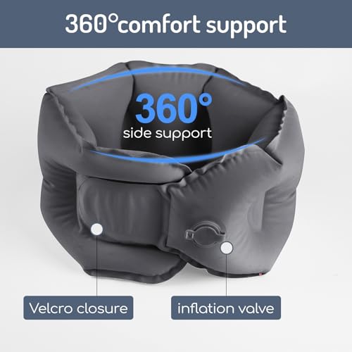 Almohada inflable para viaje forma U tamaño adulto miniatura 7