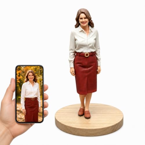 GOUMHYEBADA Custom 3D Printed Figurines, Custom Figure,Memory Figurines, Personalized Gifts, Gift...