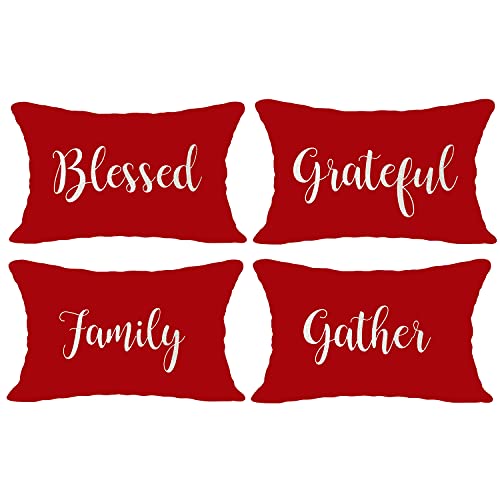 Hysunland set of 4 thanksgiving blessed family grateful…