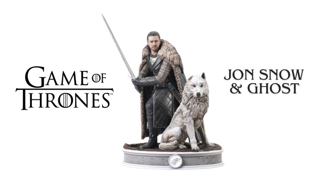 Statuette Jon Snow Le Trône De Fer - PVC, 25 Cm - Collection Diamond Select Gallery