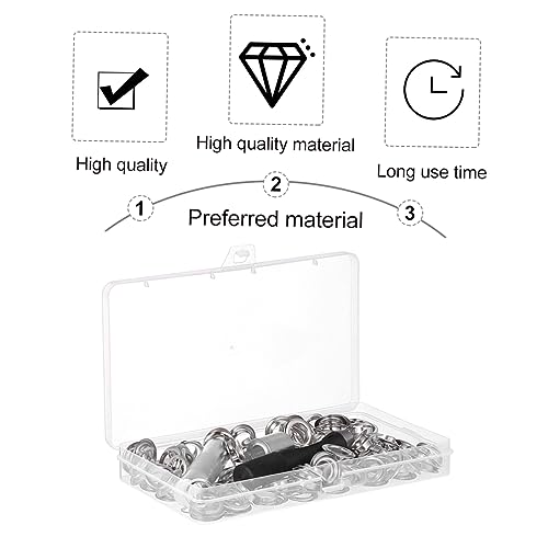 Kit de 100 outils pour œillets sur toile et cuir - 6