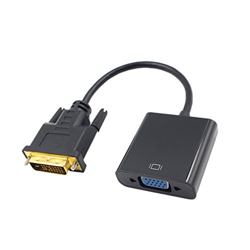 Cabo conversor Homyl DVI-D 24 + 1 pinos macho para VGA fêmea de 15 pinos