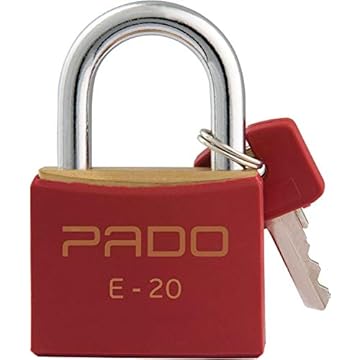 Pado 51016410, Cadeado Sm Lt-20Mm, Multicolor
