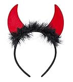 Devil Horns Devil Horns Headband Devil Horns Men Red Devil Horns Black Devil Horns Devil Horns Women...