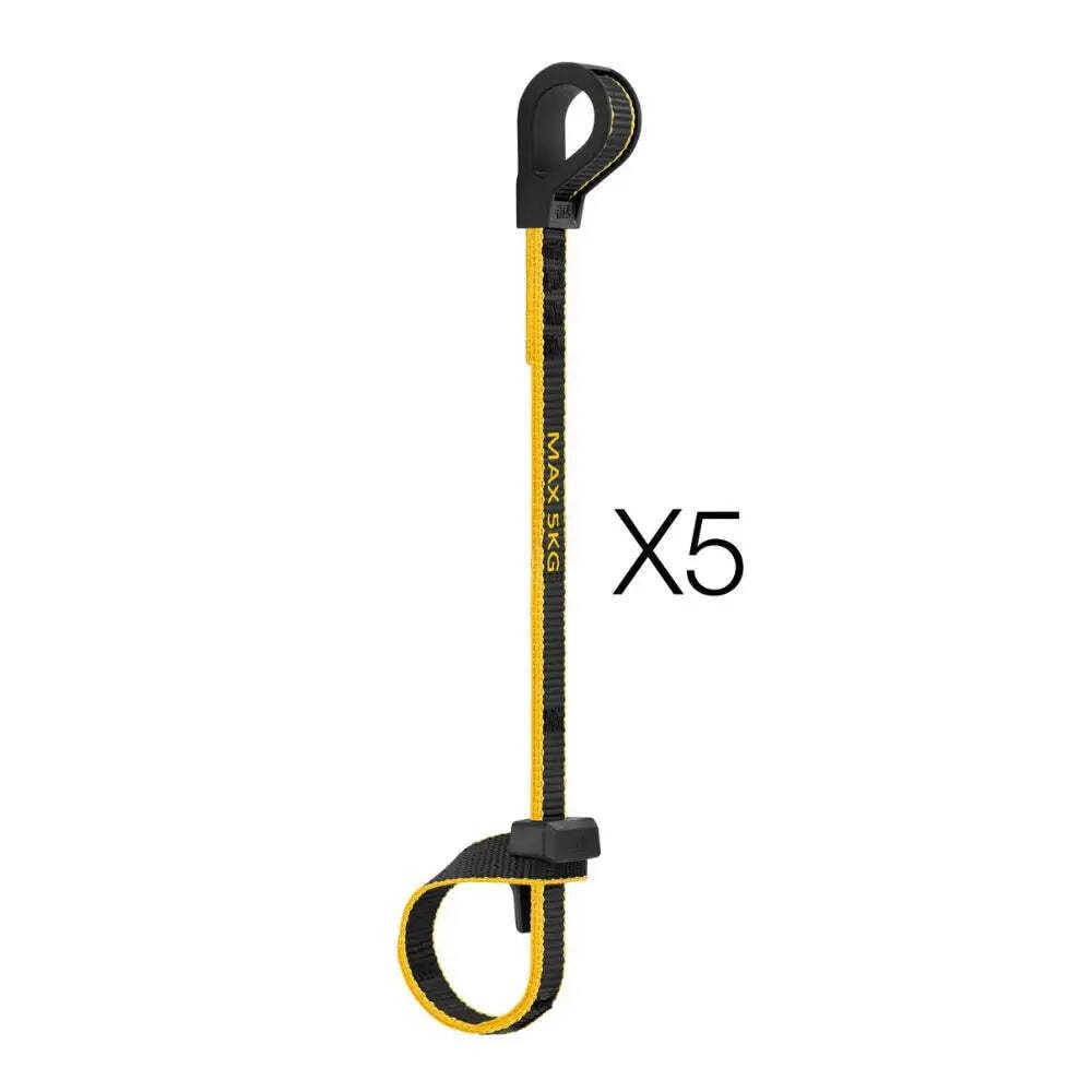 PETZL Toolink - Interfaccia di fissaggio per utensili di collegamento ad altezza, taglia L, confezione da 5