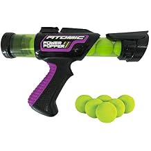 Hog Wild Atomic Power Popper 6X - Stocking Stuffer Features Rapid Fire Foam Ball Blaster - Blasts Up to 6 Foam Balls - 4+
