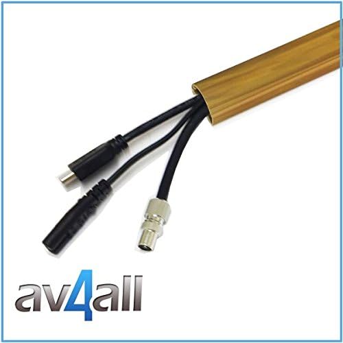 av4all Exclusive Cable Trunking - 30x15-2 x 75cm Lengths - 6 Colours (Wood Effect)