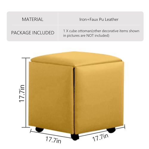 Solution d'assise polyvalente pour petits espaces avec ce pouf 5 en 1