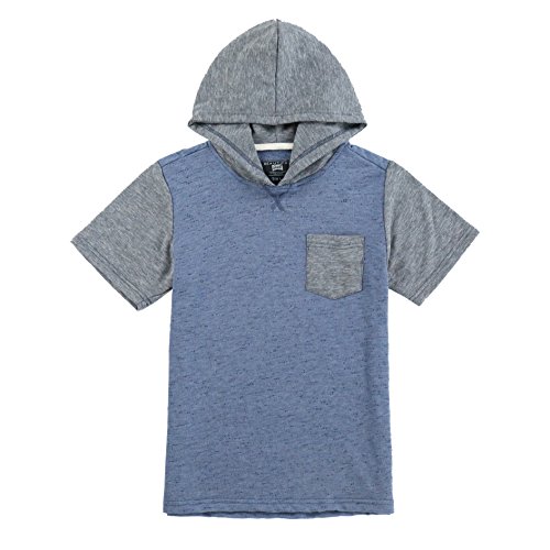 Short Sleeve Hoodie For Boys With Pocket, Kids Hoodie Sweatshirt