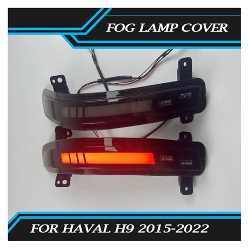 Cache de feu antibrouillard Haval H9 cadre décoratif feu arrière ABS - 2