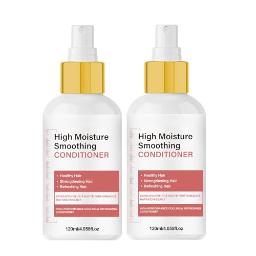 Image of Sleek Shine-Coat Smoothing Spray, Lightweight Hydrating Formula, Non-Greasy Shine Finish, Moisturising Conditioner Spray for Frizzy Hair,2pcs