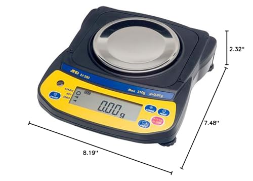 Báscula de Precisión A&D EJ-4100 4100g x 0.1g portátil miniatura 2