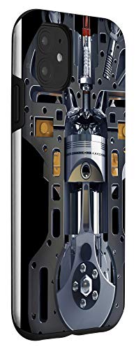 Iphone 11 Mechanic Engine Metal Piston Cylinders Metal Pc Case #TOP2