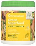 Amazing Grass Powder Pineapple Lemongrass Flavor, 30 Servings, 7.4 Ounce (1 Count)