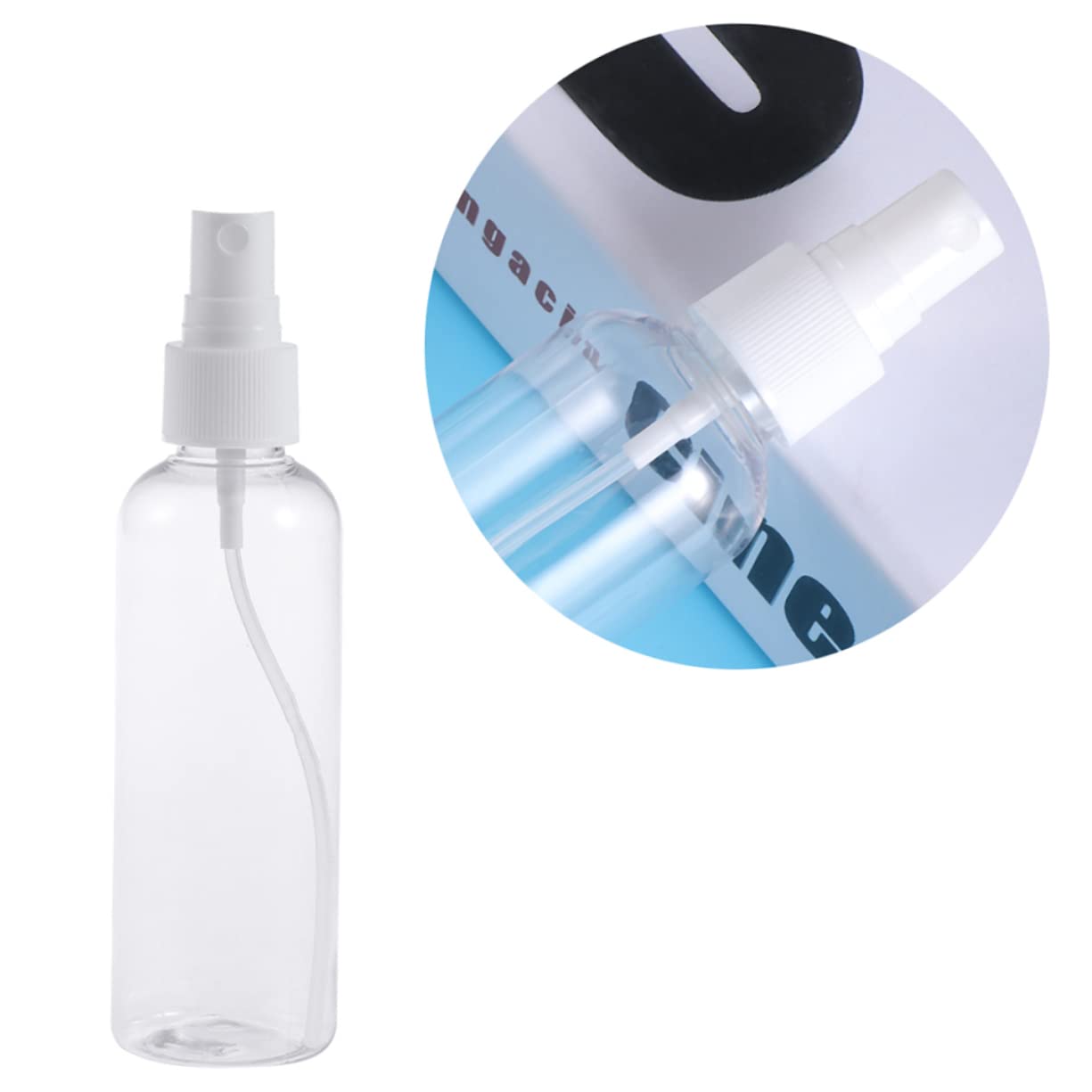FRCOLOR 20pièces Flacon Vaporisateur Portable Transparent De Bouteilles Rechargeables Avec Spray Pour Voyage Et Cosmétiques