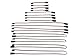 3" 6" 12" 24" Futaba Style Servo Extension Variety Pack - 4 each - Apex RC Products #1027