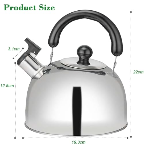 Ram© 3L Heavy Duty Camping Kettle Gas Stove Portable Tea Pot
