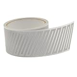 2" Safety Silver Reflective Iron on Fabric Clothing Tape Stripe Heat Transfer Vinyl Film M03 (2" x 3