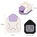 2PCS Paper Corner Rounder Corner Punch 3 in 1 Corner Cutter for Card Making, Laminate, Cardstock, Scrapbooking and Paper Crafts, Business Cards(4mm, 7mm, 10mm)