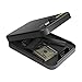 RPNB Gun Portable Metal Handgun Safe & Case with 3 Digits Combination Lock, Measures 9.4" x 6.9" x 1.9" Black, 1 Year Warranty