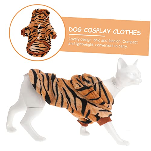 Disfraz para perro con diseño de tigre ERINGOGO miniatura 3