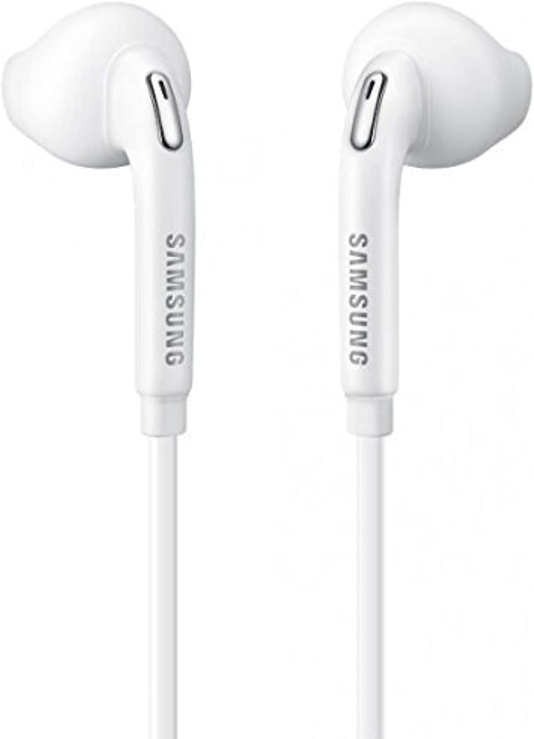 Samsung Eo-Eg920Bw White Headset Hands-Free Headphone Earphone with Volume Control for Galaxy Phone (NO Retail Packaging - Bulk Packaging)