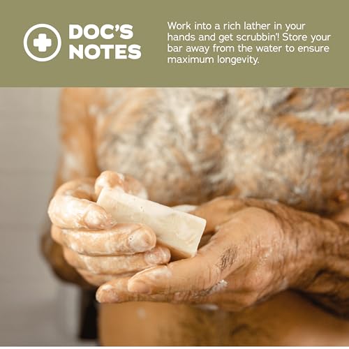 Dr. Squatch Natural Men’s Bar Soap - Cold Process Body Soap Bar with Natural Oils - Gifts for Men - Birchwood Breeze, Summer Citrus, Wood Barrel Bourbon (142g, 3 pack)