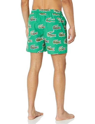Lacoste Men's Standard Allover Croc Taffeta Swim Trunks2