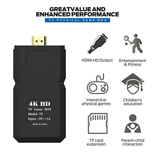 Tv Game Consoles, Built In 61 Games, Retro Video Game Machine With 2.4G Wireless Handheld Gamepad Somatosensory Control, Hdmi Usb Plug And Play, Kid & Adult Interactive& Puzzle Game #TOP3