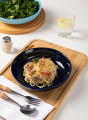 Sweese Pasta Bowls, 22 Ounce Salad Bowls, Porcelain Serving Soup Dinner Bowls, Pasta Plates Set Of 6 - Cool Assorted Colors, No. 112.003 #TOP3