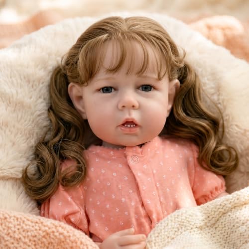 Muñeca bebé realista 50 cm cuerpo suave tronco de tela miniatura 2