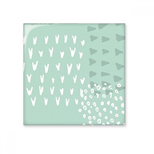 DIYthinker Extracto de las plantas verdes del arte del modelo brillante baldosa cerámica de baño Cocina muro de piedra artesanal de regalo Decoración