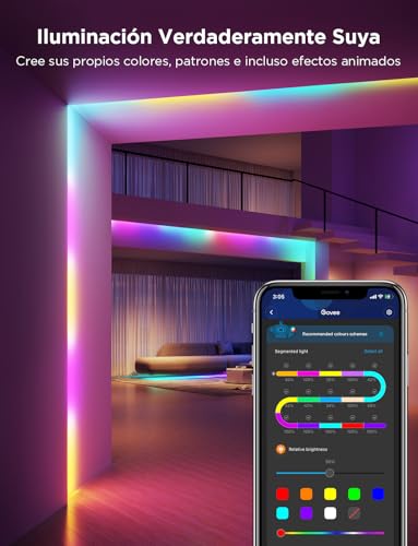 Miniatura 5 de Govee Tira LED 5M, Luces LED RGBIC con Control por Segmentos,Sync de Música