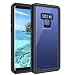 Casetego Compatible Galaxy Note 9 Waterproof Case,Underwater Cover Full Body Protective Snowproof Dirtproof Shockproof IP68 Certified Waterproof Case for Samsung Galaxy Note 9,Black/Clear